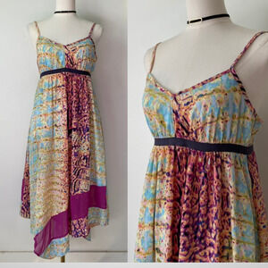 Simply Vera Wang Womens Y2K Babydoll Fairy Dress Size S Boho Whimsigoth Ethereal